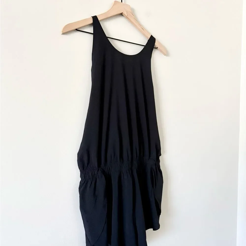 Athleta Run With It Romper with Brief Liner  in Black Size M - Picture 5 of 10